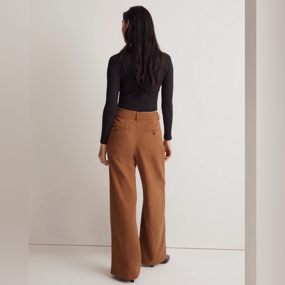 Madewell The Harlow Wide-leg Pant | Color: Acorn | Size 2 - Picture 4 of 12